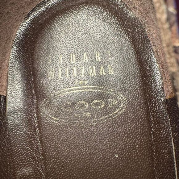 Stuart Weitzman Women’s Size 10M Snakeskin Leather Stiletto Heels Pumps Brown - Picture 7 of 8